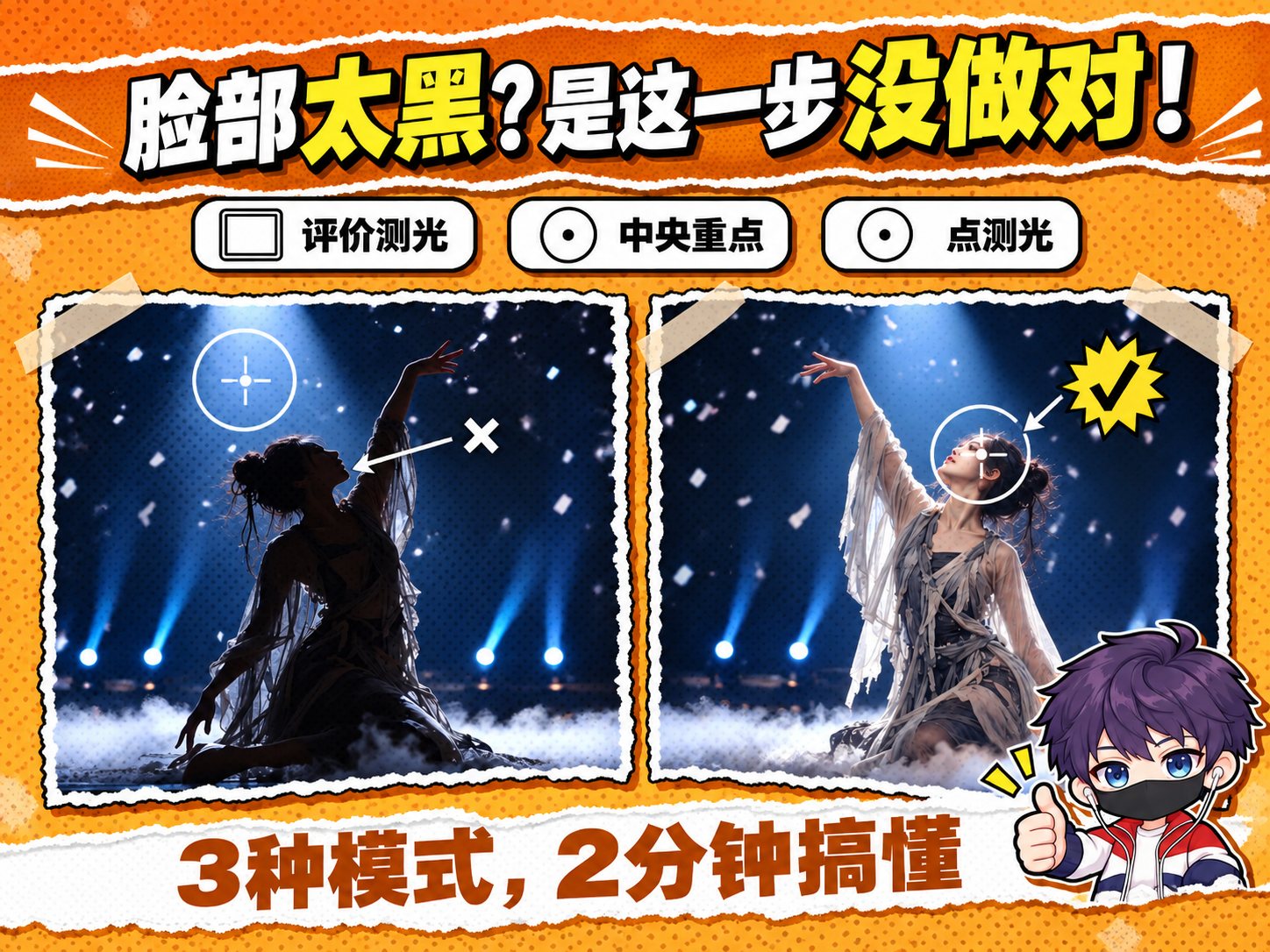 相机测光模式:2 分钟搞懂怎么用