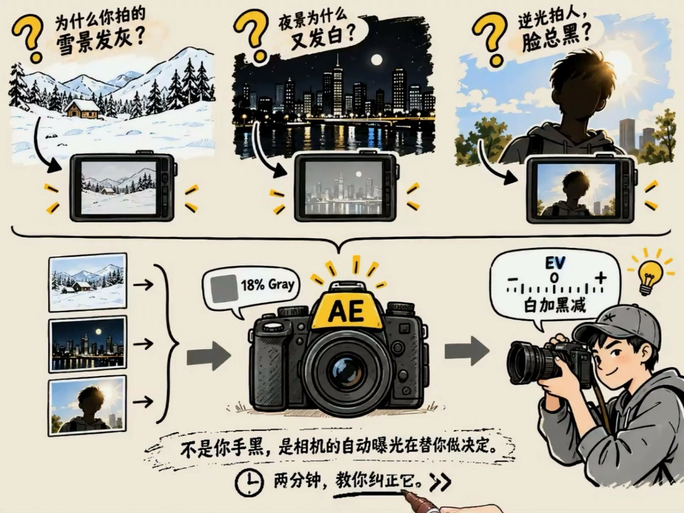 正片 · 曝光补偿